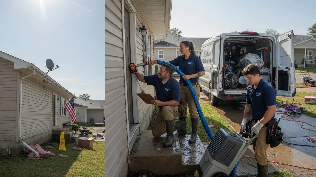 Ceiling Water Damage Restoration in Winnfield, LA near me